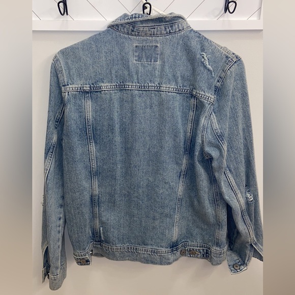 Distressed Jean Jacket - Picture 2 of 3